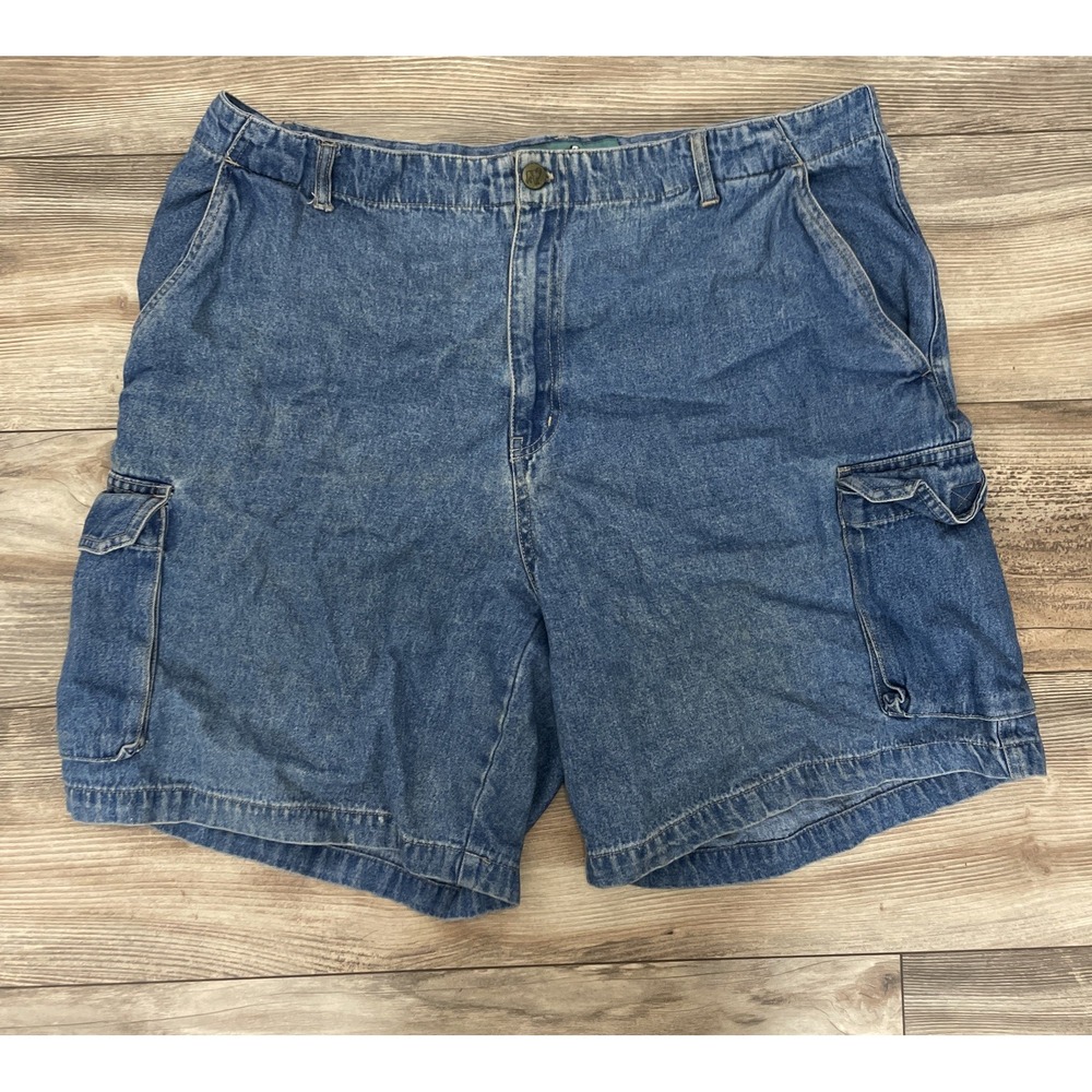 Big Dogs Vintage Baggy Jean Shorts Mens Size 38 Rare Y2K Cargo